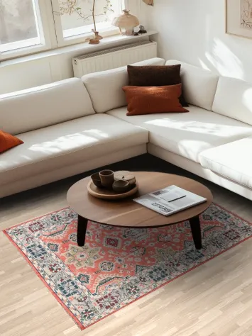 Vegetable Dye Heriz Oriental Area Rug 4x6