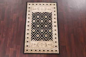 Vegetable Dye Transitional Nepalese Handmade Rug 3x5