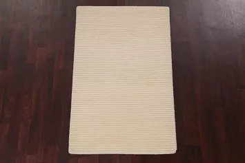 Vegetable Dye Nepalese Earth-Tone Wool Rug 3x5