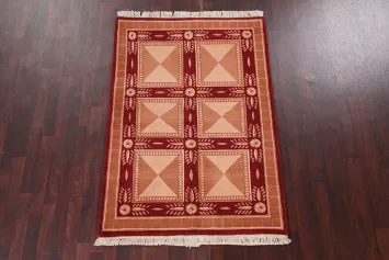 Vegetable Dye Nepalese Handmade Area Rug 4x6