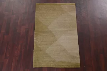 Vegetable Dye Nepalese Handmade Wool Rug 3x5