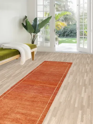 Wool Gabbeh Kashkoli Oriental Runner Rug 2x9