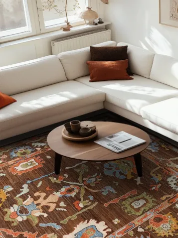 Vegetable Dye Brown Ziegler Oriental Area Rug 8x10