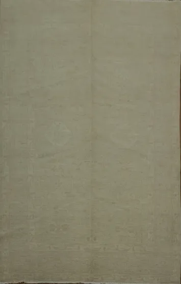 Vegetable Dye Muted Oushak Turkish Area Rug 6x10