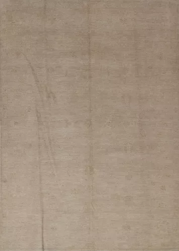 Vegetable Dye Muted Oushak Turkish Area Rug 8x10