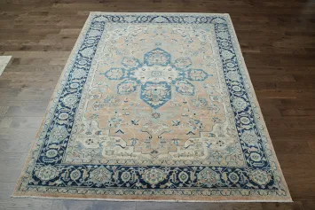 Vegetable Dye Heriz Turkish Area Rug 9x12