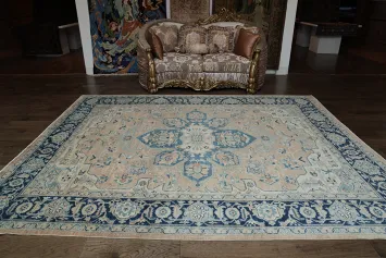 Vegetable Dye Heriz Turkish Area Rug 9x12
