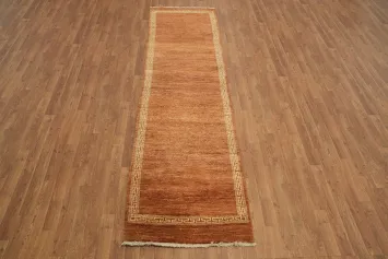 Wool Gabbeh Kashkoli Oriental Runner Rug 3x9