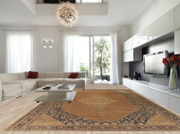 Pre-1900 Antique Vegetable Dye Bibikabad Persian Rug 13x20