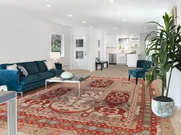 Pre-1900 Antique Vegetable Dye Agra Rug 10x14