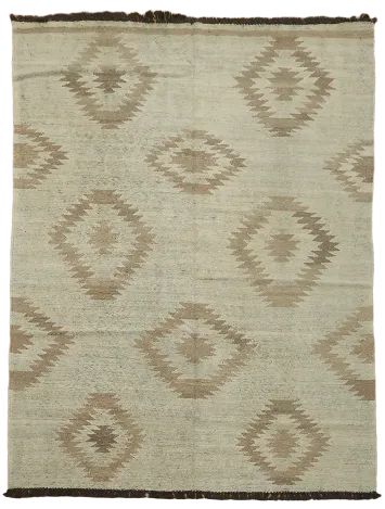 Natural Dye Kilim Handmade Area Rug 5x7