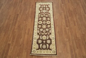 Vegetable Dye Chobi Peshawar Wool Runner Rug 2x6