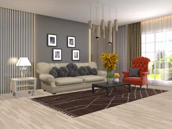 Tribal Moroccan Oriental Area Rug 5x10