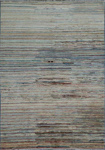 Elegant Striped Pattern Rug for Modern Living Rooms 5x8