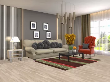 Tribal Gabbeh Persian Area Rug 5x7