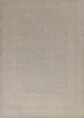 Vegetable Dye Muted Oushak Oriental Rug 8x10