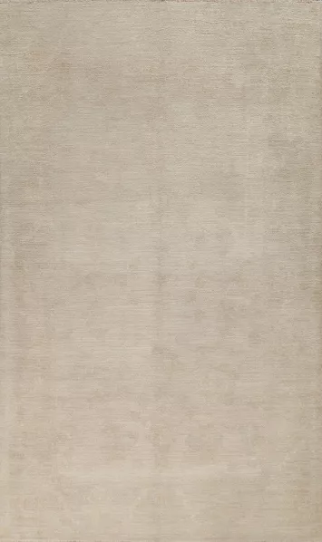 Handmade Muted Oushak Vegetable Dye Oriental Rug 7x10