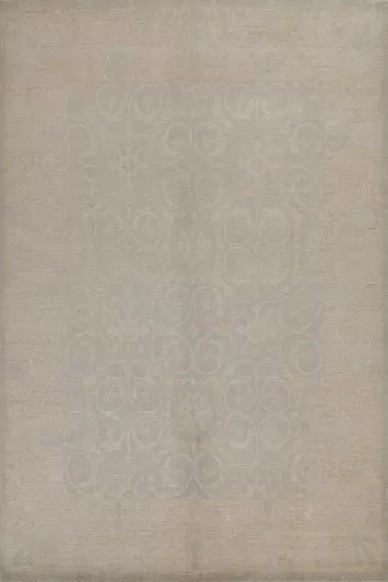 Vegetable Dye Muted Khotan Wool Turkish Rug 8x10