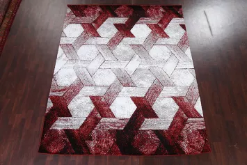 Trellis Transitional Oriental Modern Rug