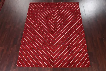 Red Transitional Oriental Area Rug