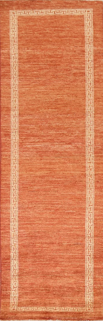 Wool Gabbeh Kashkoli Oriental Runner Rug 3x9