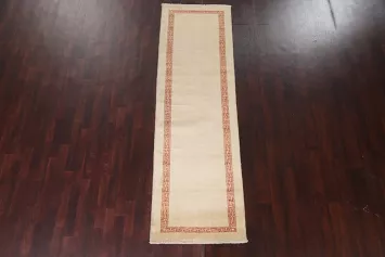 Handmade Gabbeh Kashkoli Oriental Runner Rug 3x9