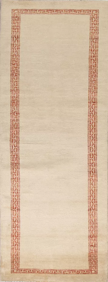 Handmade Gabbeh Kashkoli Oriental Runner Rug 3x9