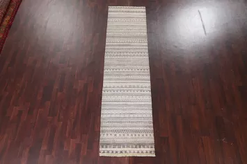 Handmade Gabbeh Kashkoli Oriental Runner Rug 3x10