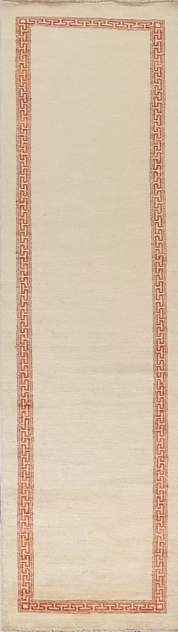 Wool Gabbeh Kashkoli Oriental Runner Rug 3x10