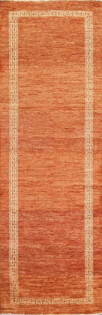 Wool Gabbeh Kashkoli Oriental Runner Rug 3x9