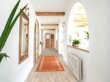 Wool Gabbeh Kashkoli Oriental Runner Rug 3x9