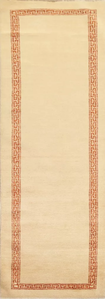 Wool Gabbeh Kashkoli Oriental Runner Rug 3x9