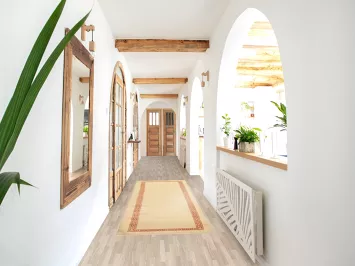 Wool Gabbeh Kashkoli Oriental Runner Rug 3x9