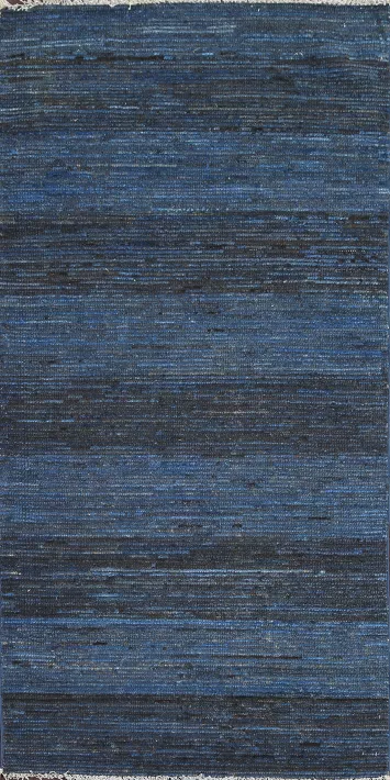 Modern Navy Blue Gabbeh Kashkoli Oriental Rug 3x6
