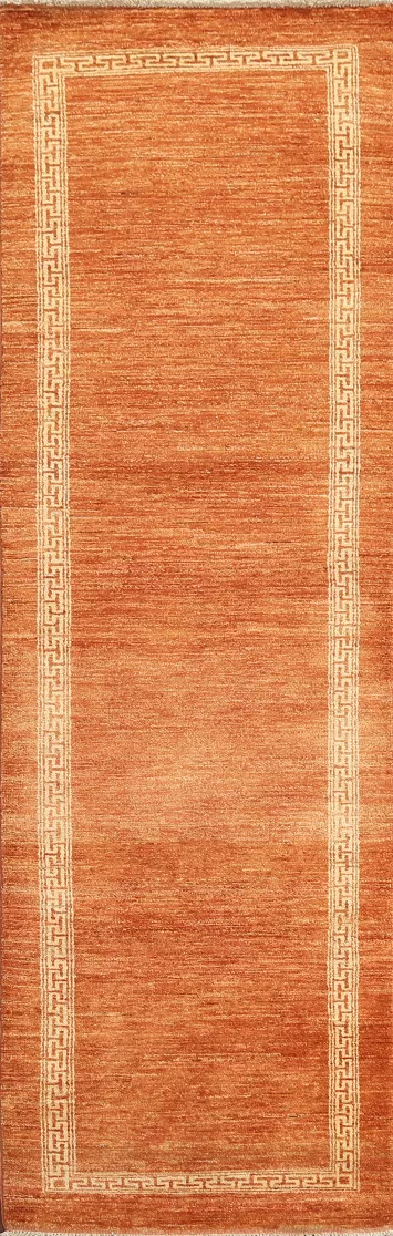 Wool Gabbeh Kashkoli Oriental Runner Rug 3x9