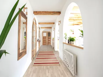 Wool Runner Gabbeh Kashkoli Oriental Rug 3x10