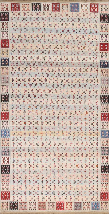 Vegetable Dye Wool Gabbeh Kashkoli Oriental 5x9