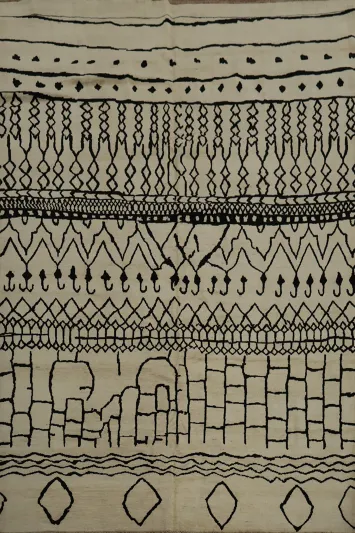 Vegetable Dye Moroccan Oriental Area Rug 8x10