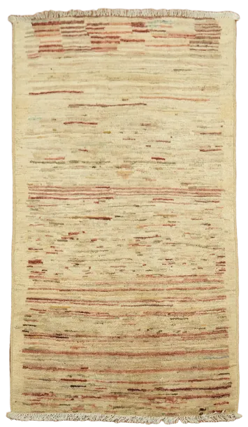 Handmade Gabbeh Kashkoli Oriental Wool Rug 2x4