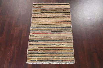 Handmade Gabbeh Kashkoli Oriental Rug 3x5