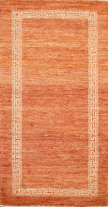 Handmade Gabbeh Kashkoli Oriental Runner Rug 2x5