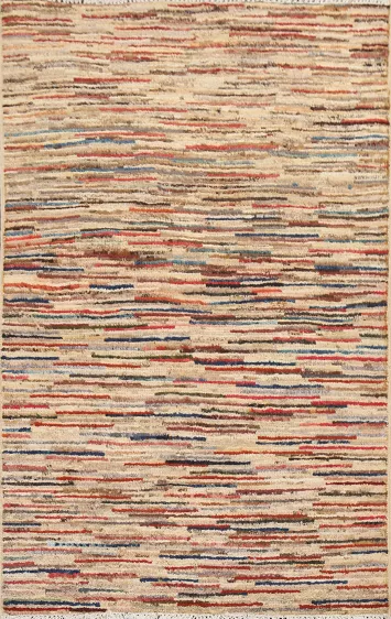 Handmade Gabbeh Kashkoli Oriental Rug 3x4