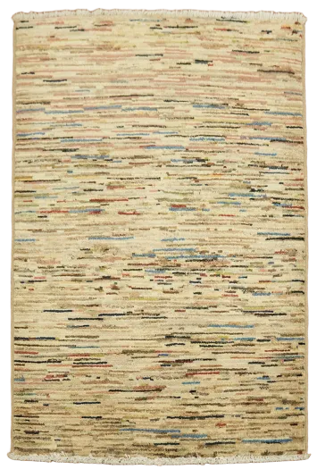 Handmade Gabbeh Kashkoli Oriental Wool Rug 3x4