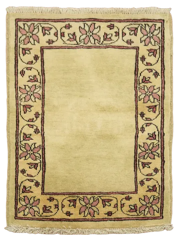 Handmade Gabbeh Kashkoli Oriental Wool Rug 2x3