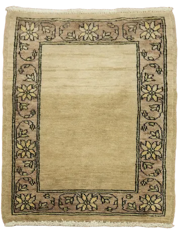 Handmade Gabbeh Kashkoli Oriental Wool Rug 2x3