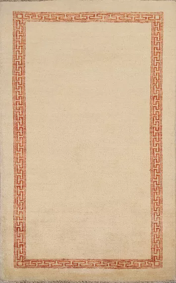 Handmade Gabbeh Kashkoli Oriental Area Rug 3x5