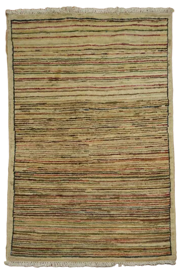 Handmade Gabbeh Kashkoli Oriental Rug 3x4