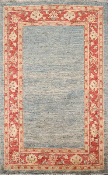 Handmade Gabbeh Kashkoli Oriental Wool Rug 3x5