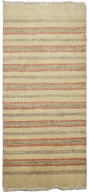 Classic Beige Tone Rug with Subtle, Elegant Line Designs 3x4