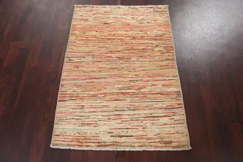 Handmade Gabbeh Kashkoli Oriental Rug 3x4